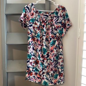 Ella Moss floral off the shoulder dress